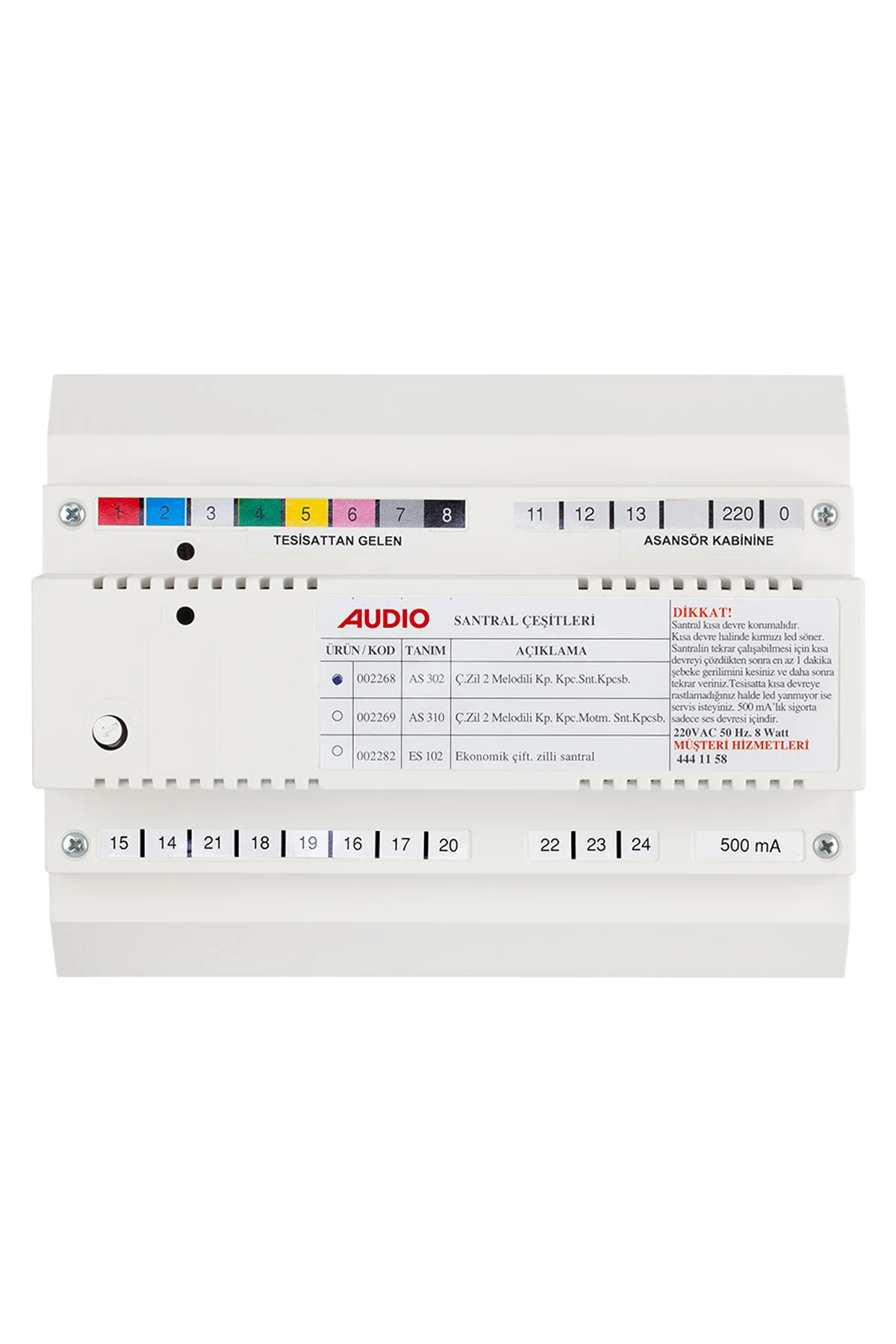 Audio%202268%20Kapıcılı%20Çift%20Zilli%20Santral