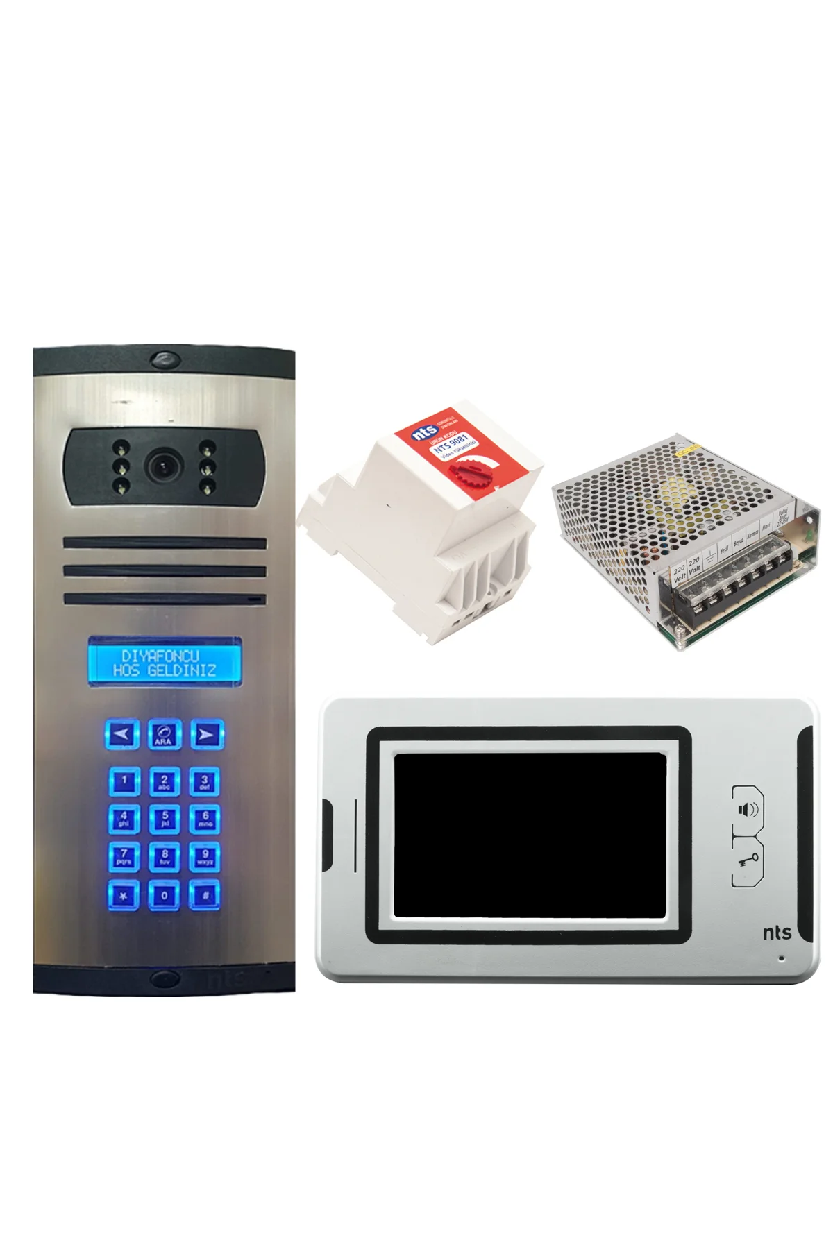 Nts%2018%20Daire%202001B%204.3%20inç%20Görüntülü%20Diafon