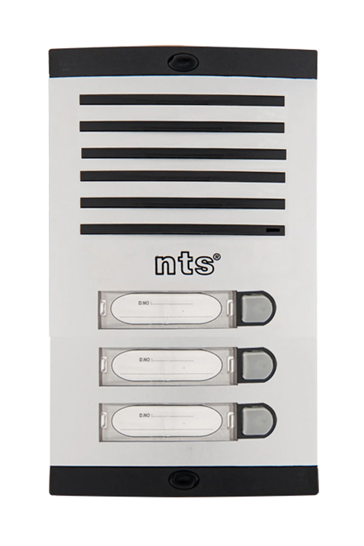 Nts%203%20Butonlu%20Tek%20Sıra%20Zil%20Paneli