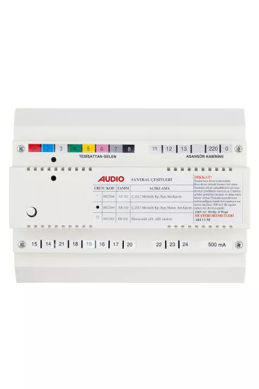 Audio 2269 AS 310 Kapıcılı Kapı Seçmeli Santral