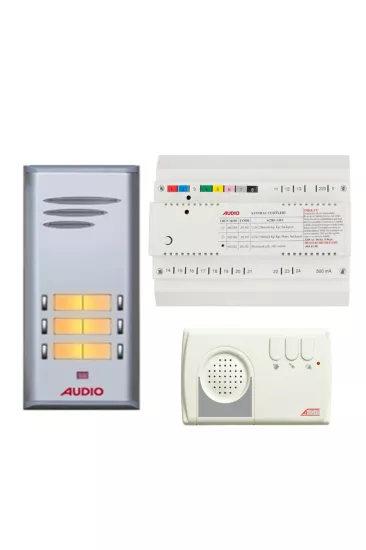 Audio 5 Daire 1227 Görüntüsüz Sesli Diafon Paketi