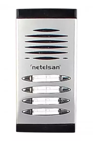 Netelsan Dia 00065 8 Buton Çift Sıra Zil Paneli