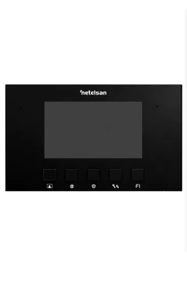 Netelsan Karvox 4.3 inç Butonlu Black Eqmax Diafon