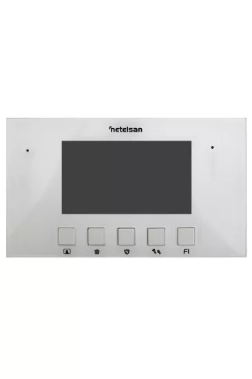 Netelsan Karvox 4.3 inç Butonlu White Eqmax Diafon