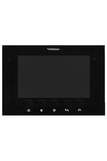 Netelsan Karvox 7 inç Butonlu Black Eqmax Diafon