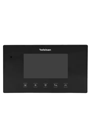 Netelsan Karvox 4.3 Dokunmatik Black Eqmax Diafon