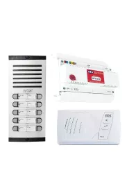 Nts 9 Daire Görüntüsüz Sesli Diafon Paketi